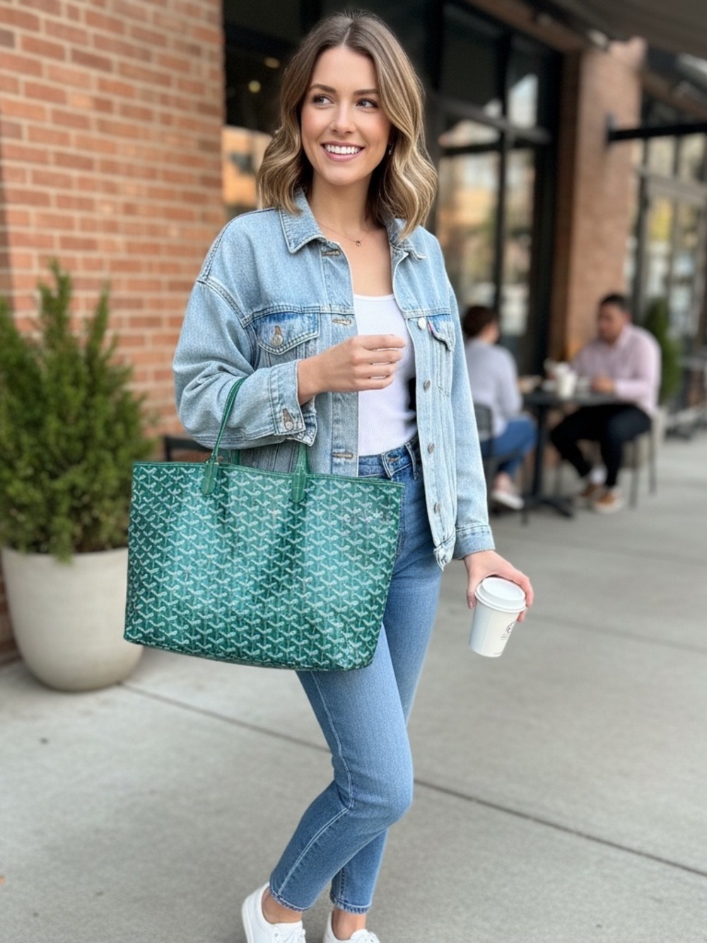 💚Goyard Saint Louis PM Tote Set W/ Pouch💚 - Picture 12 of 12